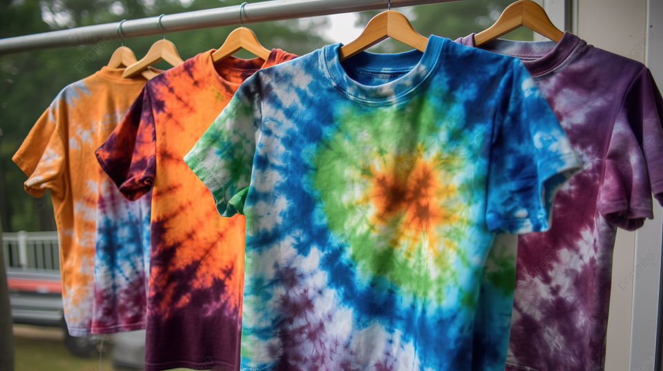 Colorful Tie-Dye T-Shirts