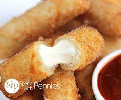 Homemade Breaded or Wonton Mozzarella Sticks