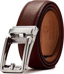 Leather Ratchet Belt Men